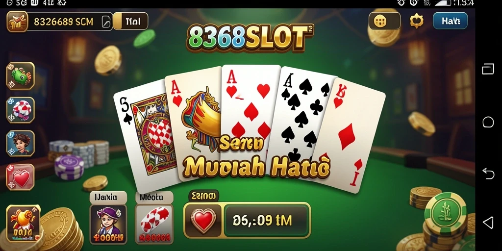 Screenshot gameplay 8368SLOT menunjukkan aksi domino yang mendebarkan.