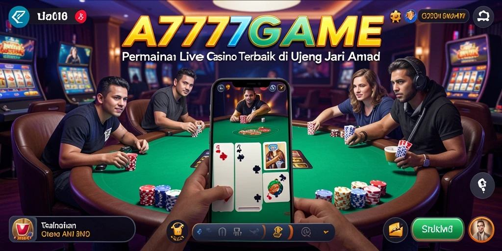 Tampilan menarik dari permainan Live Casino A777GAME yang penuh keseruan.