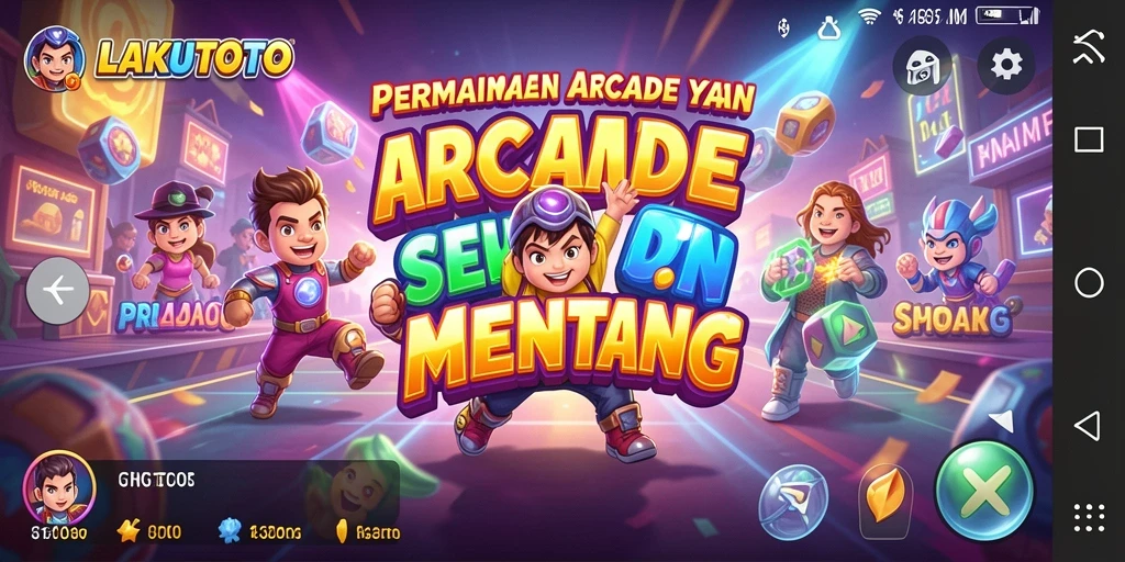 Tampilan gameplay seru dari LAKUTOTO yang menantang.