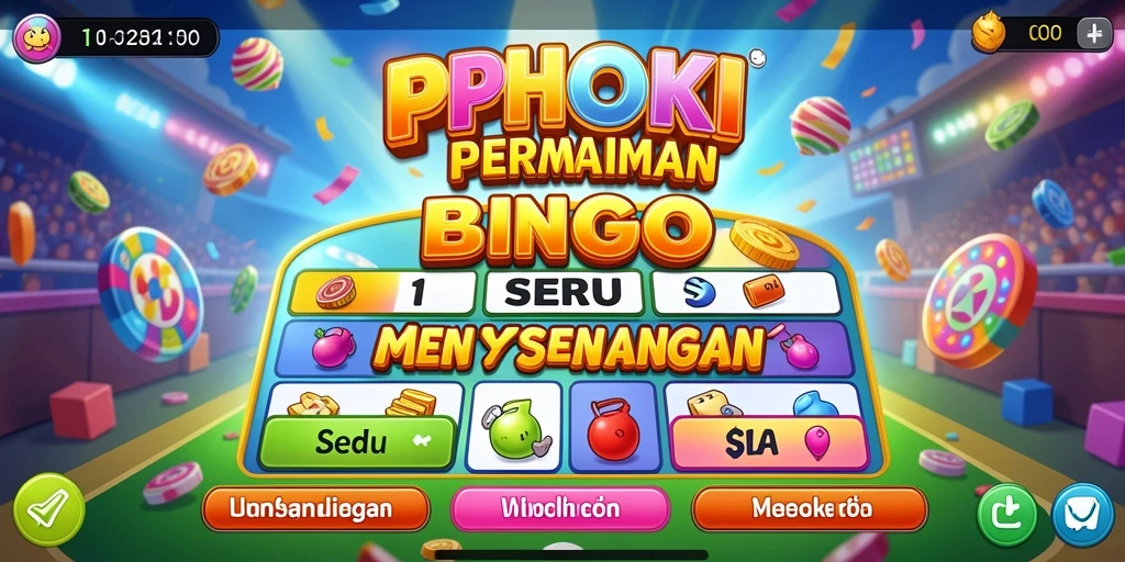 Tampilan gameplay Bingo yang menyenangkan di PPHOKI.