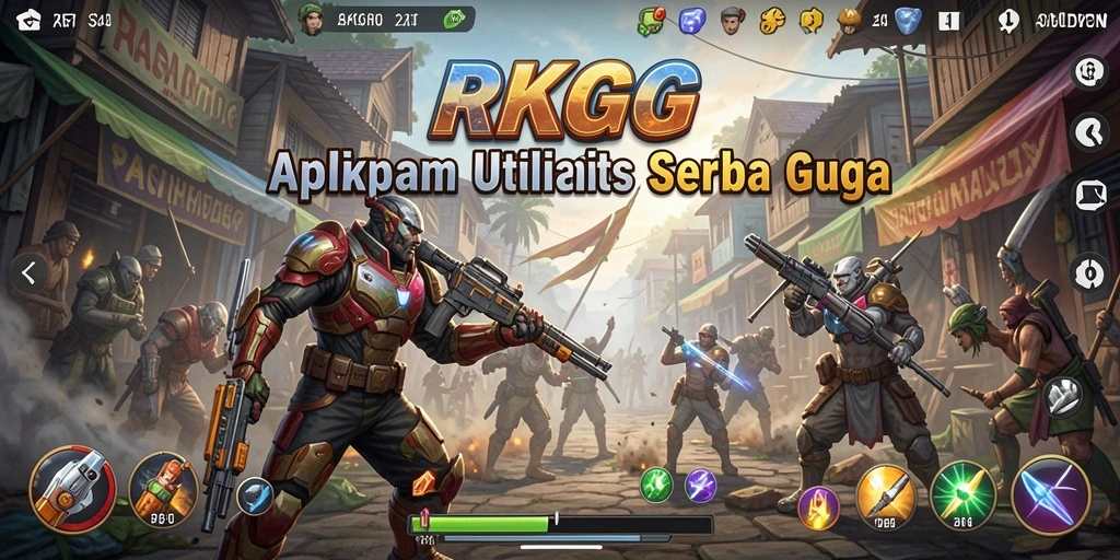 Tampilan antarmuka RKGG yang sederhana dan modern.