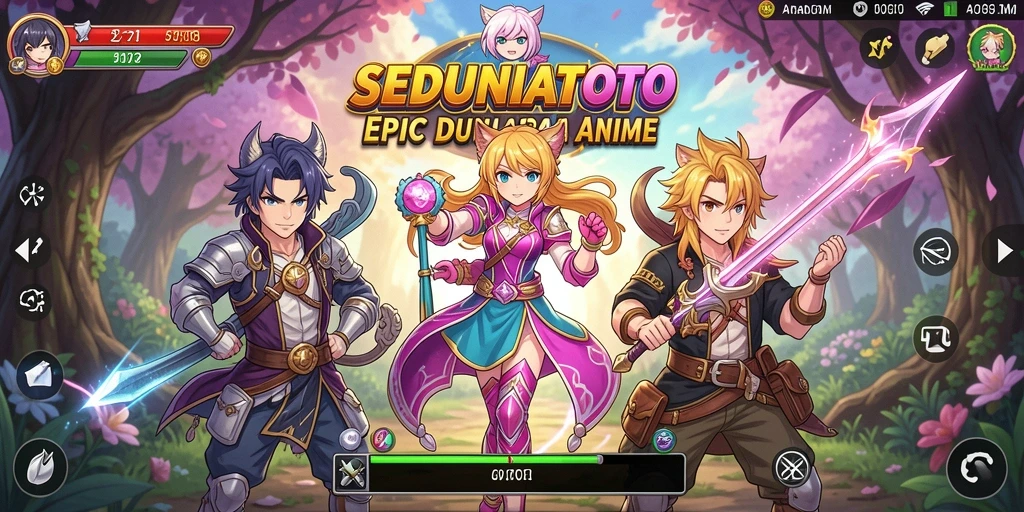 Tampilan grafik yang memukau dari gameplay SEDUNIATOTO.